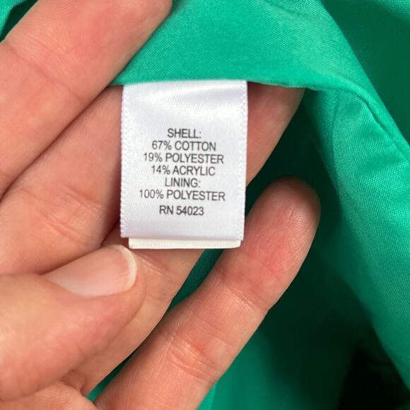 Banana Republic Green Tweed Strapless Mini Dress Size 2. NEW - Picture 12 of 13